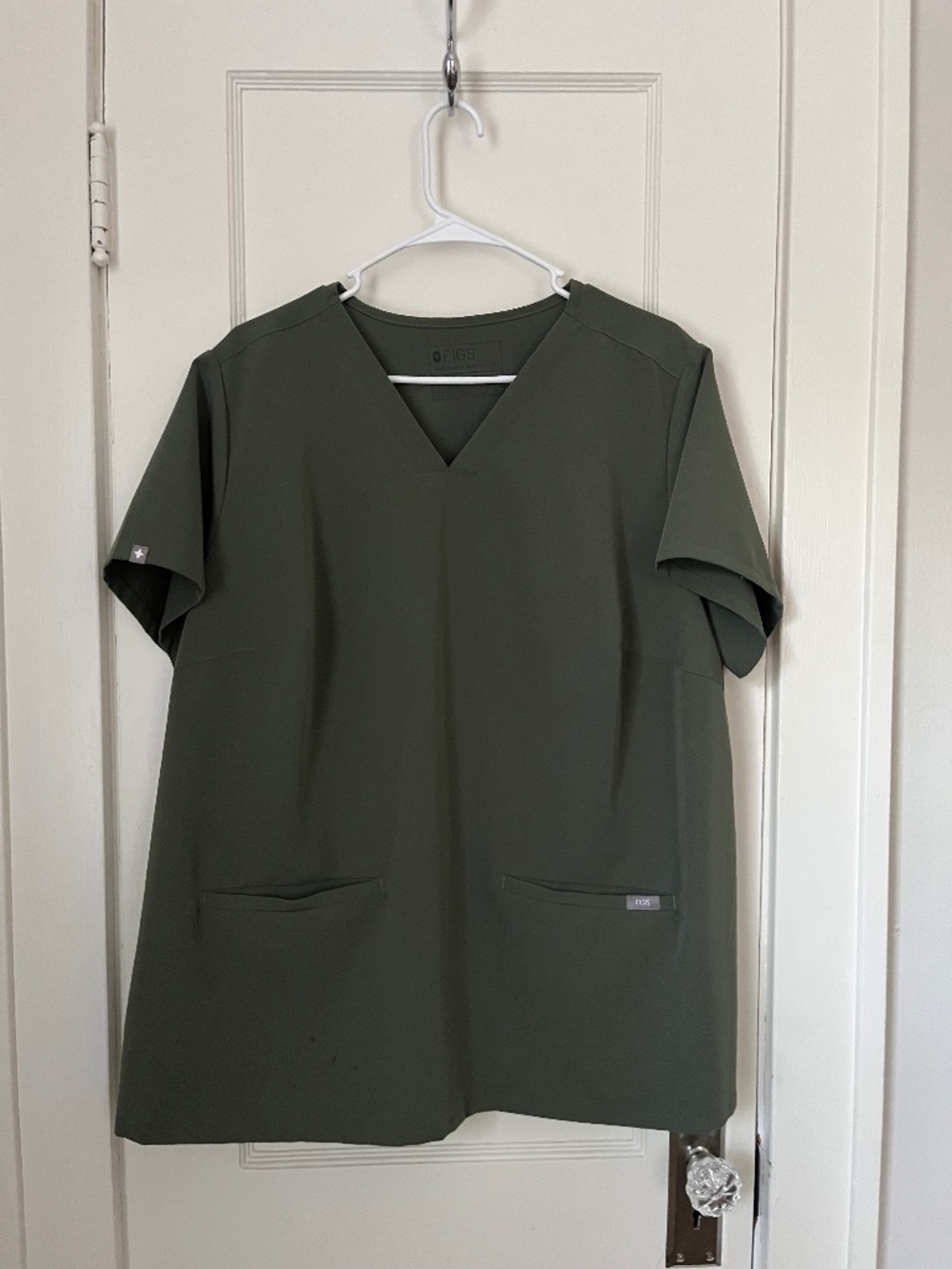 Figs Moss Casma™- Three-Pocket Scrub Top 3XL